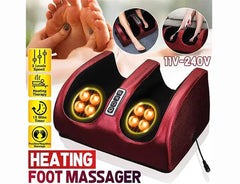 Portable Heated Foot Massager with Timer and for Relaxing Therapy for Fatigue Relief & Blood Circulation