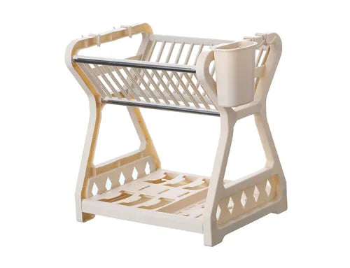 Multi Layer Kitchen Dish Organizer & Drainer Rack