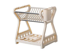 Multi Layer Kitchen Dish Organizer & Drainer Rack