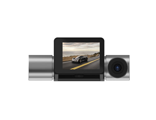 3-Lens Touch Screen 4K Dash Cam with WIFI & ADAS