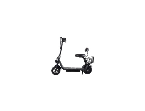 ProRide Mini Electric Scooter with Seat & Carrying Basket
