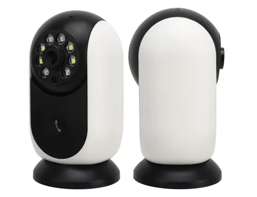360° HD WiFi Surveillance Camera with Secure Data Transmission, Two-Way Audio, Night Vision, Dual Light Source for Home Security