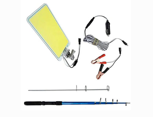 3.6m 500W 360° Multifunctional Telescopic Sanara Camping Light with Extendable Fish Rod Design for O
