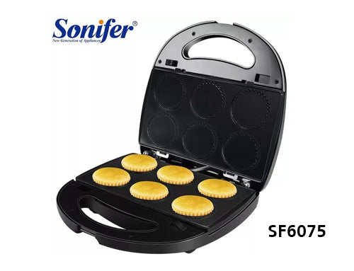 Sonifer 2-in-1 Cake and Nut Cake Maker with Interchangeable Plates