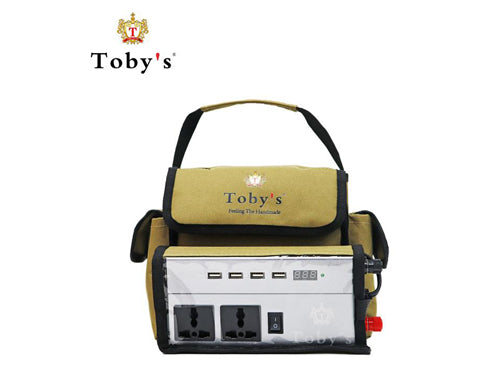 Toby's Portable Rechargeable Battery with Inverter- 24,000 mAh