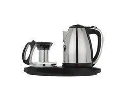 SilverCrest Double 2L Electric Kettle with Tea Maker & Pot - 1800W