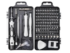115-in-1 Precision Screwdriver Set for Electronics Repair - Professional Magnetic Tool Kit with Extendable Adapter and Multi-color Bits