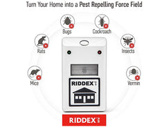 Riddex High-Tech Electromagnetic Pest Repellent for Rodents, Roaches, Ants, and Spiders