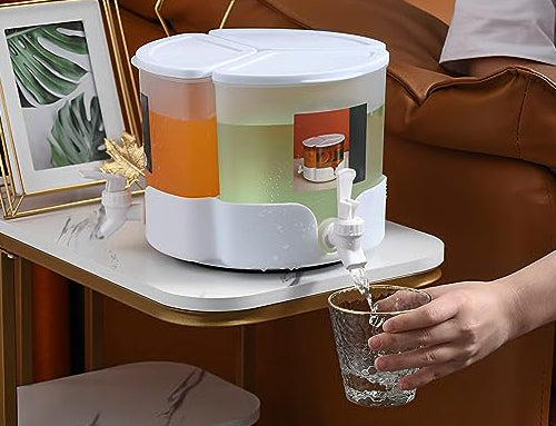 3-in-1 Rotatable Juice & Water Beverage Dispenser