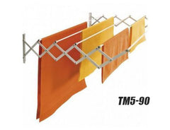 Wall Mounted Retractable Clothes Hanger & Dryer with Compact Design - 90 CM
