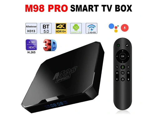 Ultimate Smart 4K Android TV Multimedia Player Set-Top Box with Google Assistant, Chromecast with HDMI Cable & Remote
