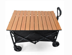 2-in-1 Multipurpose Adventure Utility Trolley with Foldable Table Top for Outdoor & Camping