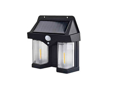 Wall Mounted Solar Sensor Dual LED Light with Motion Sensor for Outdoor Lighting