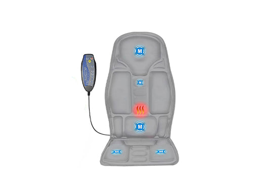 Electric Portable Vibrating Seat Massager with Heat Therapy for Car & Home