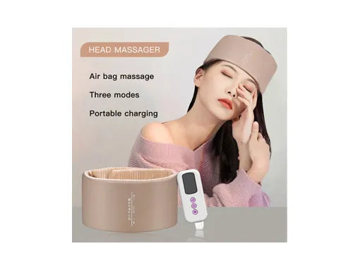 Portable Rechargeable Head Airbag Massager for Ultimate Relief & Comfort