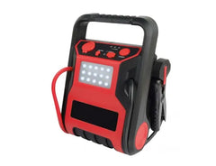 5-in-1 12V Jump Starter Power Bank & Air Compressor Pump with USB Output & Emergency Light - 9,000 mAh