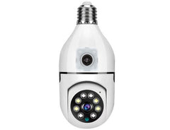 "2MP HD Dual-Lens 360° Panoramic Surveillance Camera with Real-Time 2-Way Talk and Full-Color Night Vision, WiFi Enabled "