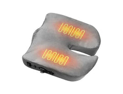Gel & Memory Foam Seat Cushion with USB Heating - Ergonomic, Portable, and Breathable