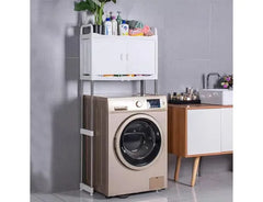 Versatile Multi-Purpose Washing Machine Storage Rack for Laundry Room and Bathroom