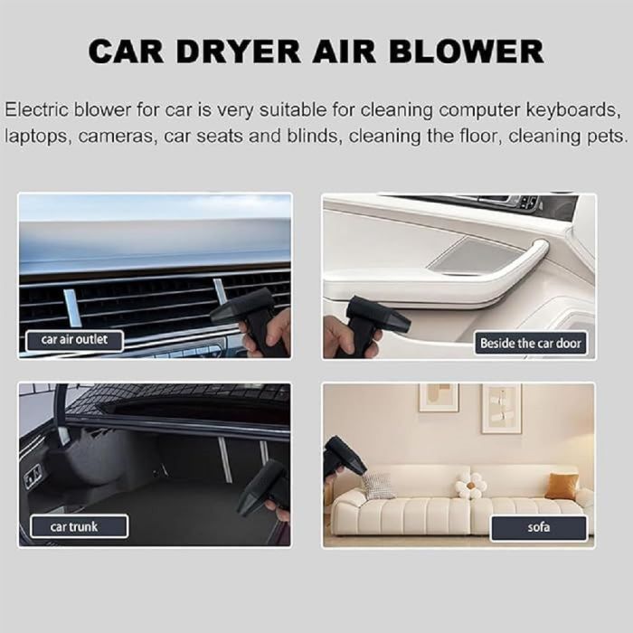 High Speed 48V Cordless Portable Turbo Blower Fan with Fast Charging