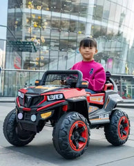 RideX Kids Electric Ride On Jeep Car with MP3 Music Player and Remote Controller
