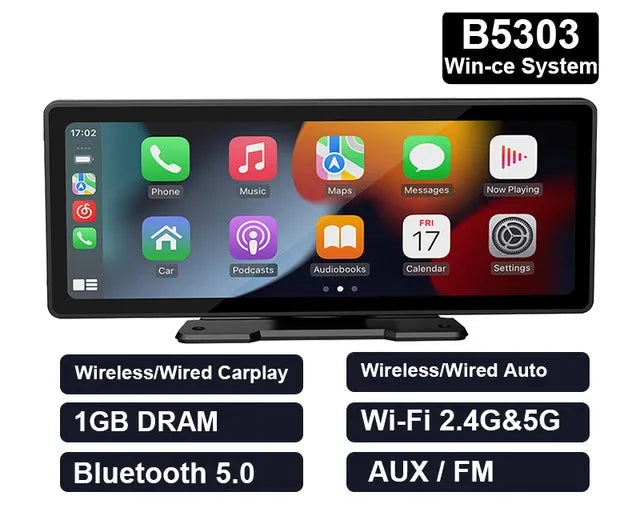 10.26-inch Portable Car Player with Apple CarPlay & Android Auto