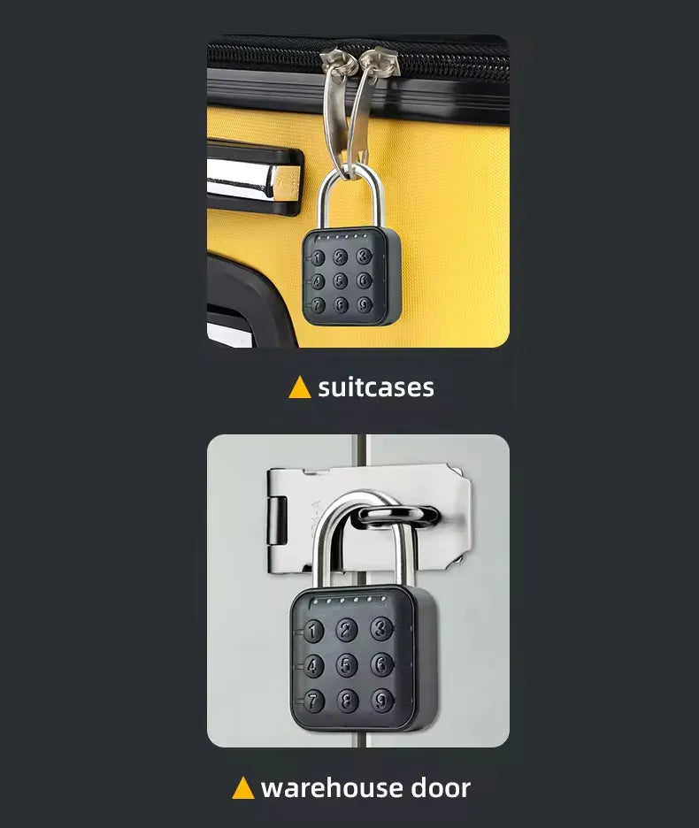 Smart Keypad Waterproof Padlock for Outdoor and Indoor Use