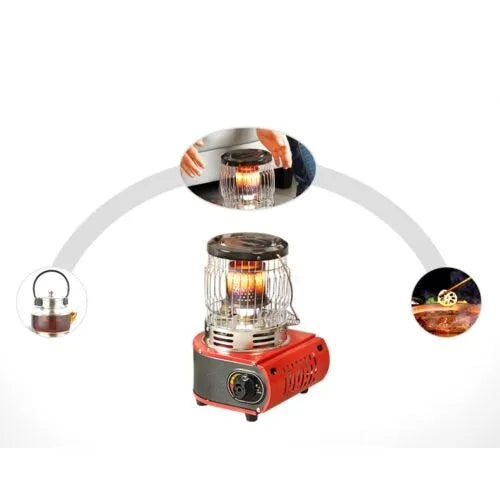 Portable Gas Heater & Stove for Camping, Home & Outdoors
