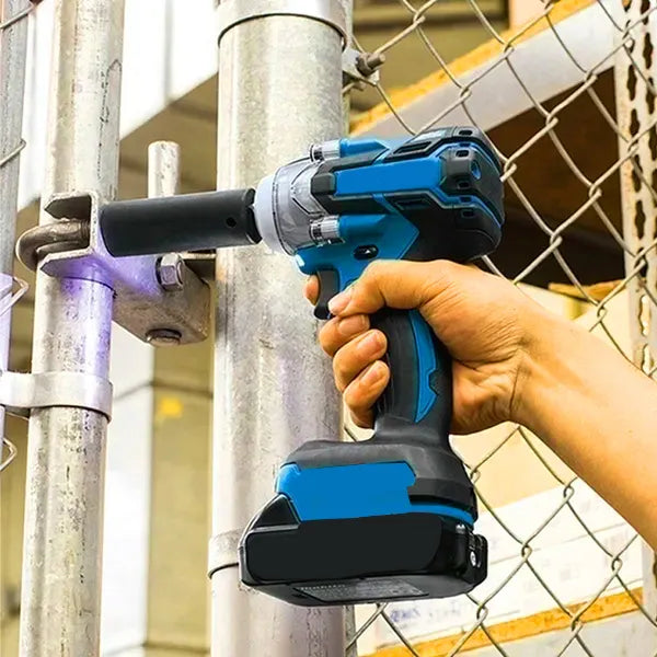High Torque Cordless Impact Wrench Tool with 21V Brushless Motor & 2 Rechargeable Batteries
