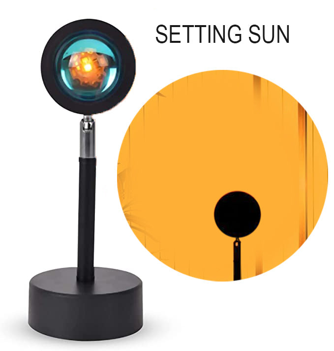 360° Rotatable LED Sunset Projection Lamp for Ambiance