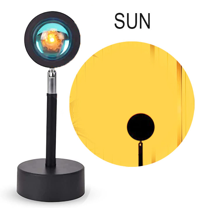 360° Rotatable LED Sunset Projection Lamp for Ambiance