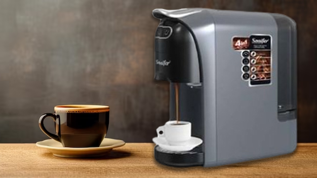 Sonifer Multi-Functional 4-in-1 Capsule Coffee Machine with 20-Bar Pressure and 700ml Tank