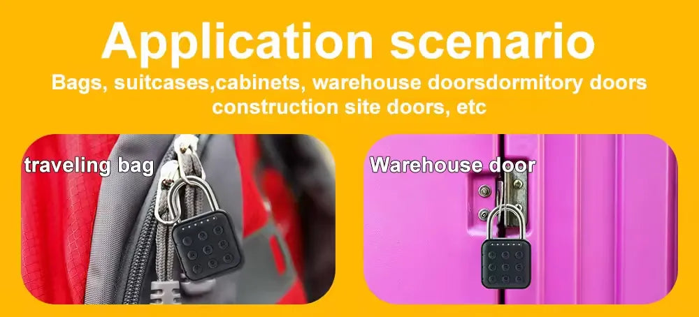 Smart Keypad Waterproof Padlock for Outdoor and Indoor Use